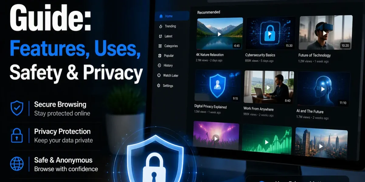 Crackstube guide showing video browsing features, privacy considerations, and essential online safety tips for users.
