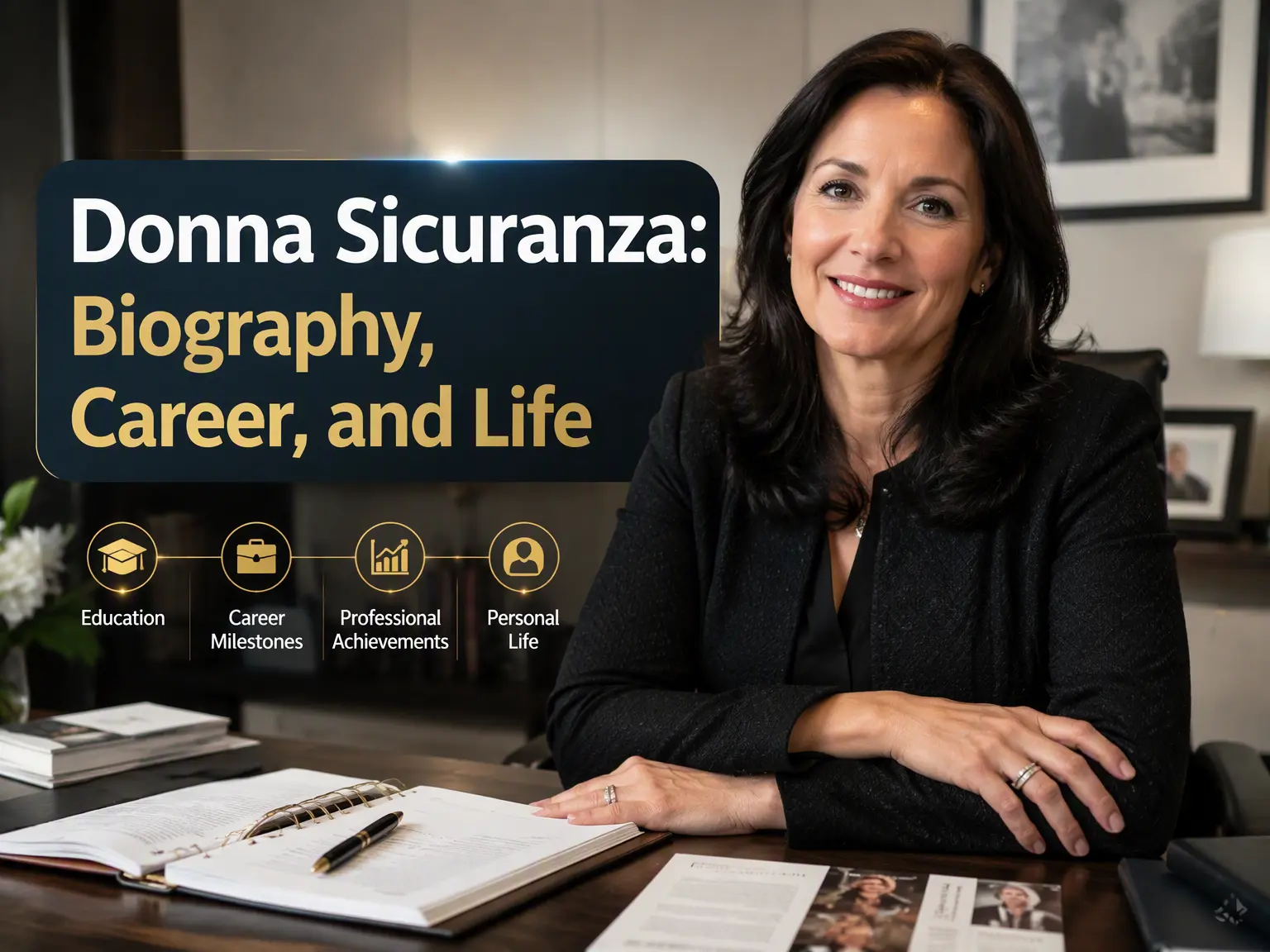 Donna Sicuranza biography featuring her career, background, achievements, personal life, and public profile overview